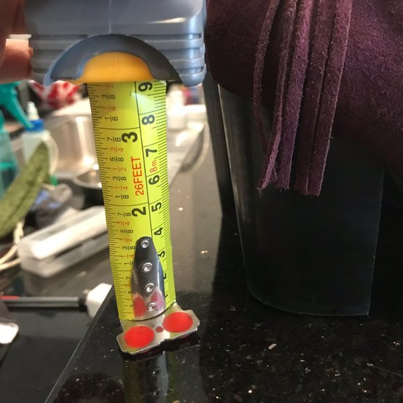 Marc Fisher Plum Purple Suede Peep Toe Block Heels - Picture 7 of 13